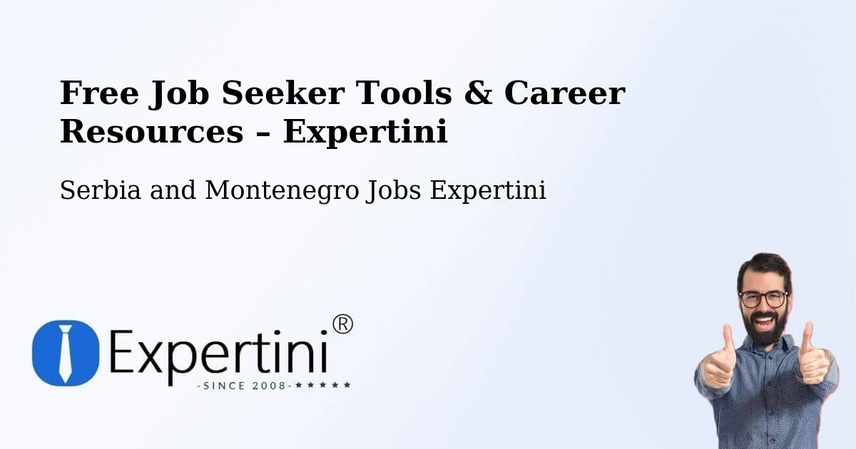 Free Job Seeker Tools & Career Resources – Wellesley - Wellesley, Serbia and Montenegro Jobs Expertini