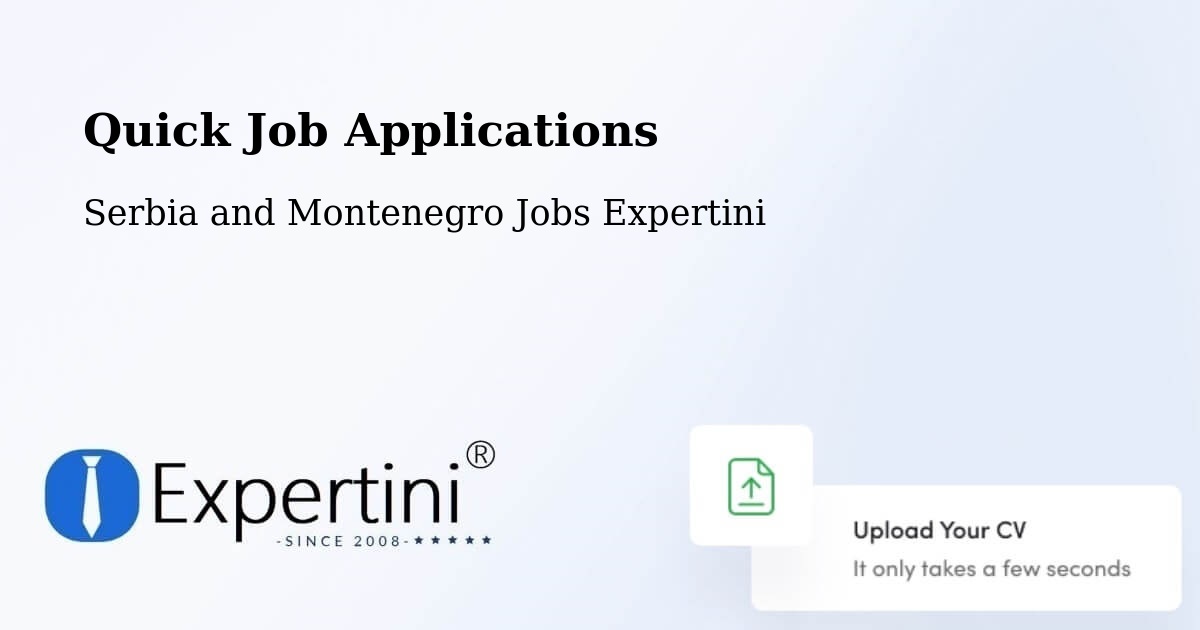 Quick Apply Feature – Wellesley - Serbia and Montenegro Jobs Expertini