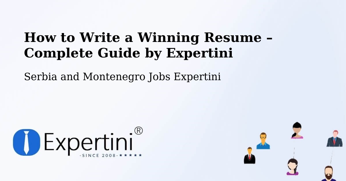 Resume Writing Guide for Job Seekers – Wellesley - Wellesley, Serbia and Montenegro Jobs Expertini